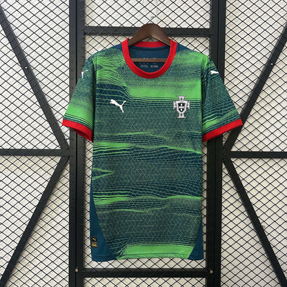 2025 Portugal Training Wear Green Football Shirt