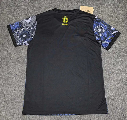 2024 Brazil Special Edition Jesus Blue and gray Football Shirt