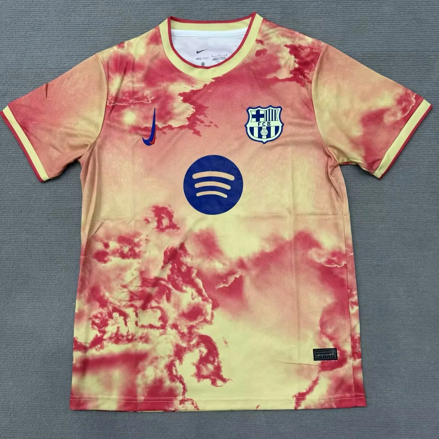 2025/2026 Barcelona Special Edition Pink Orange Gradient Football Shirt