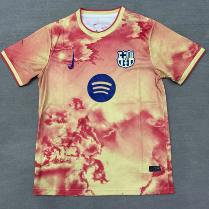 2025/2026 Barcelona Special Edition Pink Orange Gradient Football Shirt