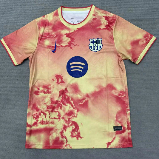 2025/2026 Barcelona Special Edition Pink Orange Gradient Football Shirt