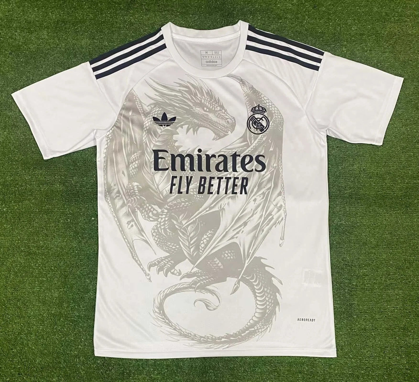 2024/2025 Real Madrid Special Edition White Gray Football Shirt