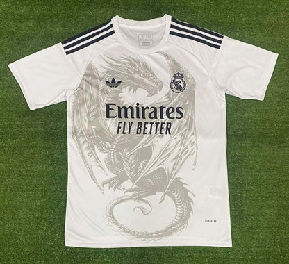 2024/2025 Real Madrid Special Edition White Gray Football Shirt
