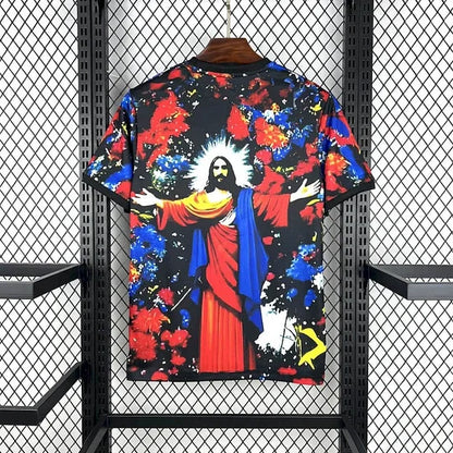 2024 Brazil Jesus Special Edition Colorful Football Shirt