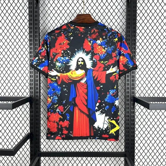 2024 Brazil Jesus Special Edition Colorful Football Shirt