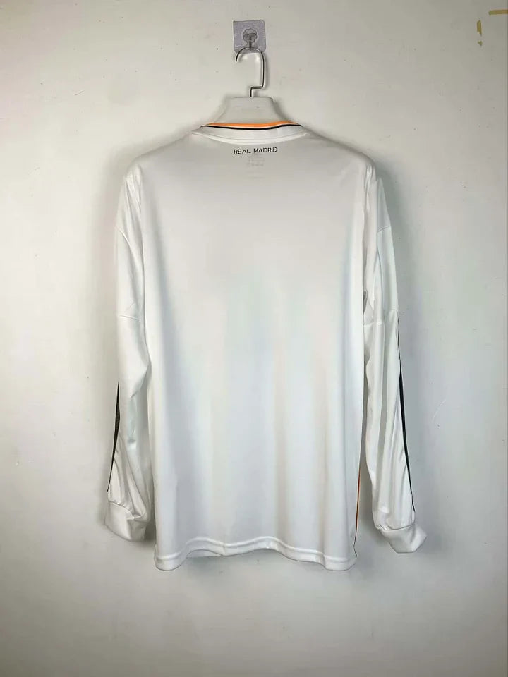 2013/2014 Retro Long Sleeve Real Madrid Home Football Shirt