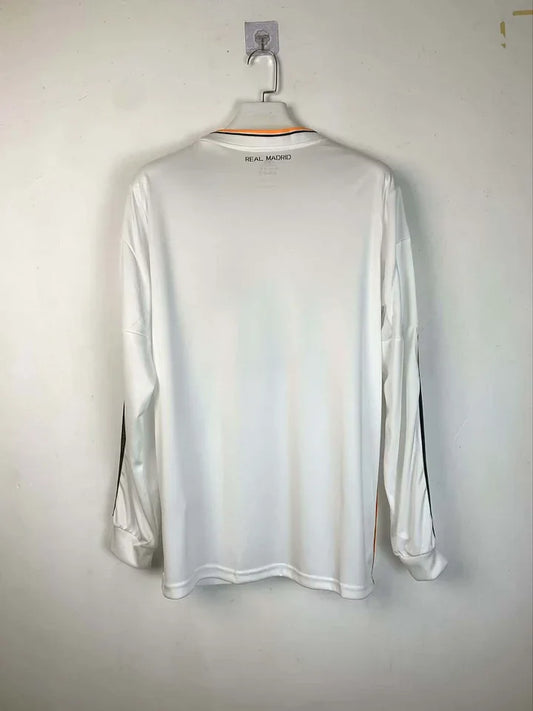 2013/2014 Retro Long Sleeve Real Madrid Home Football Shirt