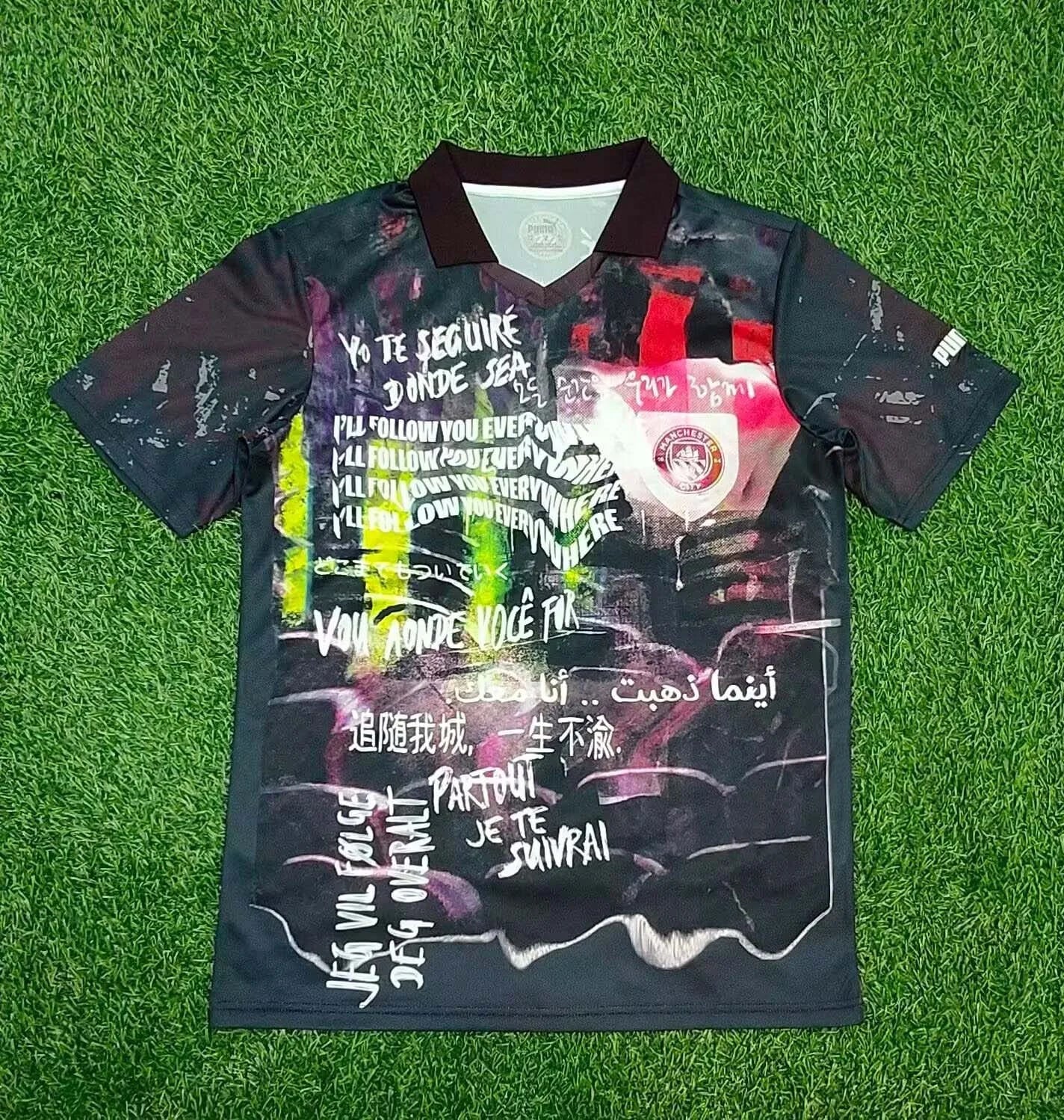 2025/2026 Manchester City Special Edition Black Football Shirt