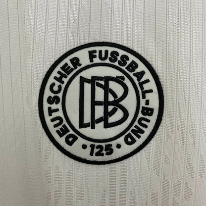 2025 Germany 125th Anniversary Edition Home White Football Shirt