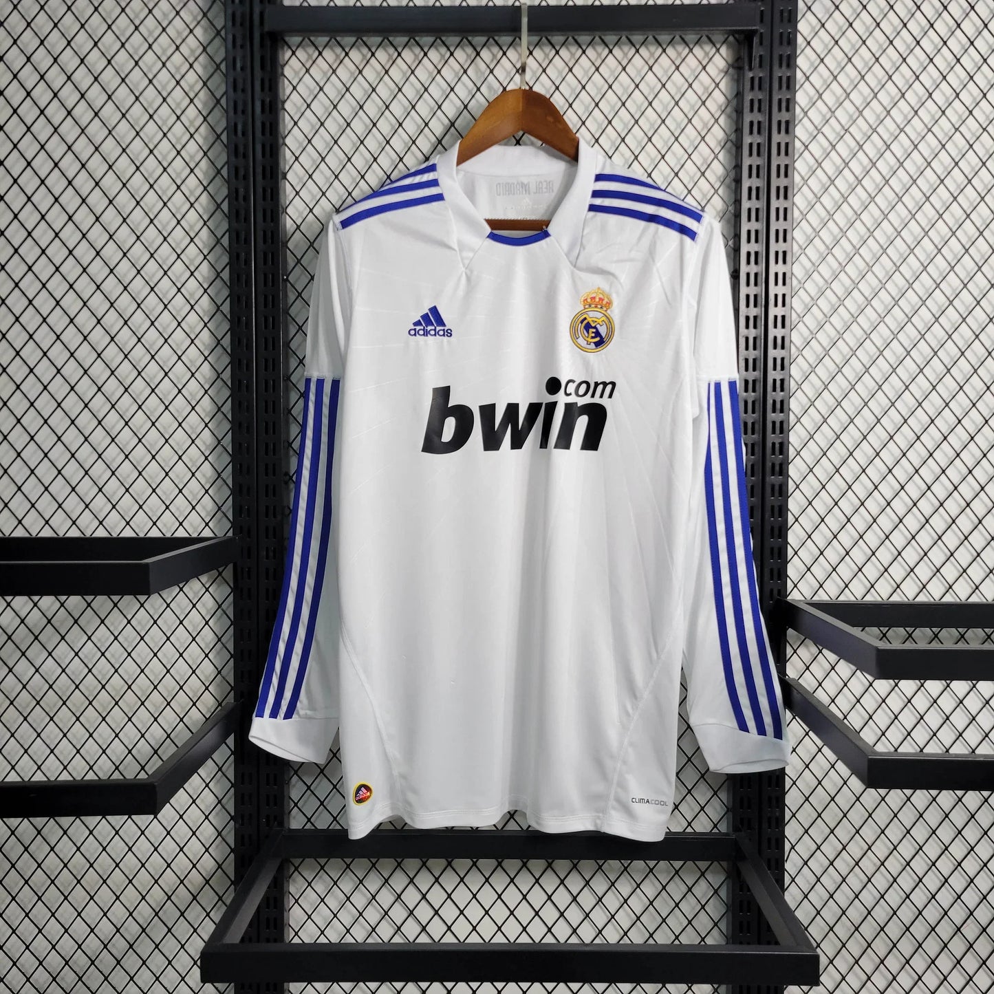 2010/2011 Retro Long Sleeve Real Madrid Home Soccer Jersey