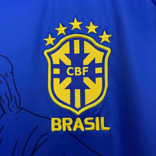 2025 Brazil Special Edition Jesus blue Football Shirt