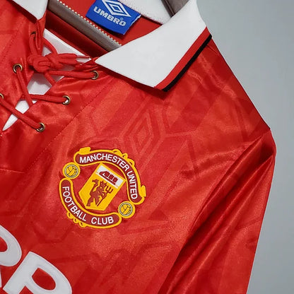 1992/1994 Retro Manchester United Home Football Shirt