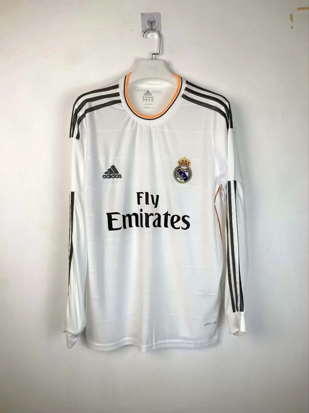 2013/2014 Retro Long Sleeve Real Madrid Home Football Shirt