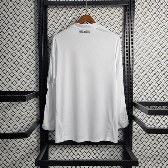 2010/2011 Retro Long Sleeve Real Madrid Home Soccer Jersey