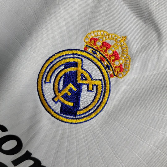2010/2011 Retro Long Sleeve Real Madrid Home Soccer Jersey