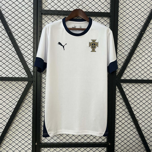 2025 Portugal Training Wear White Football Shirt