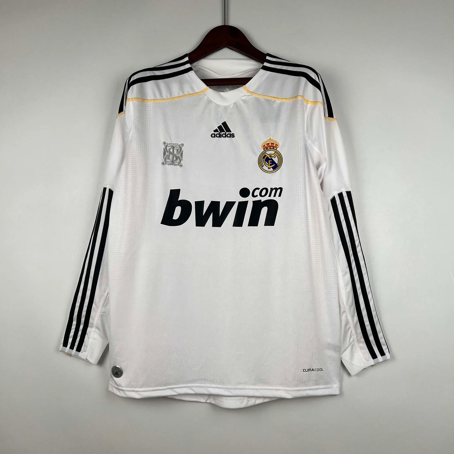 2009/2010 Retro Long Sleeve Real Madrid Home Football Shirt